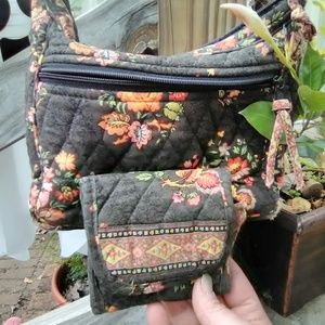 Vera Bradley Purse and Wallet Set